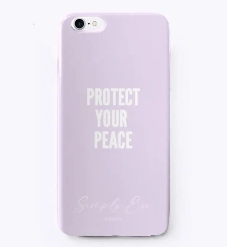 Protect Your Peace iPhone Case